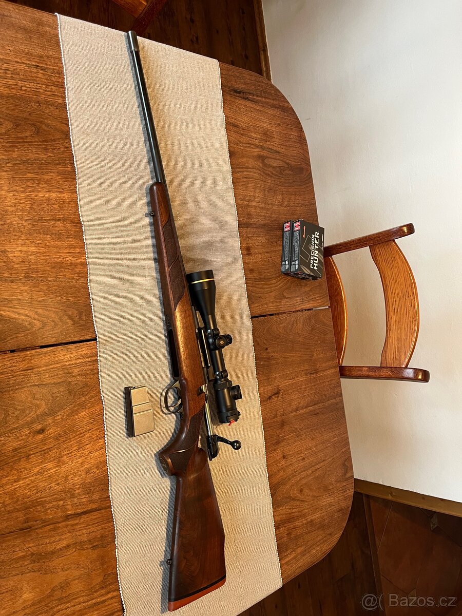 Kulovnice SAKO (levostranné provedení) a puškohled LEUPOLD