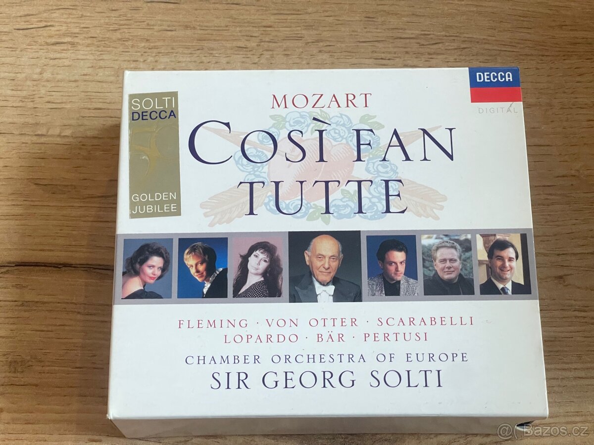 CD – Mozart: Così fan tutte – Solti (Decca): 349