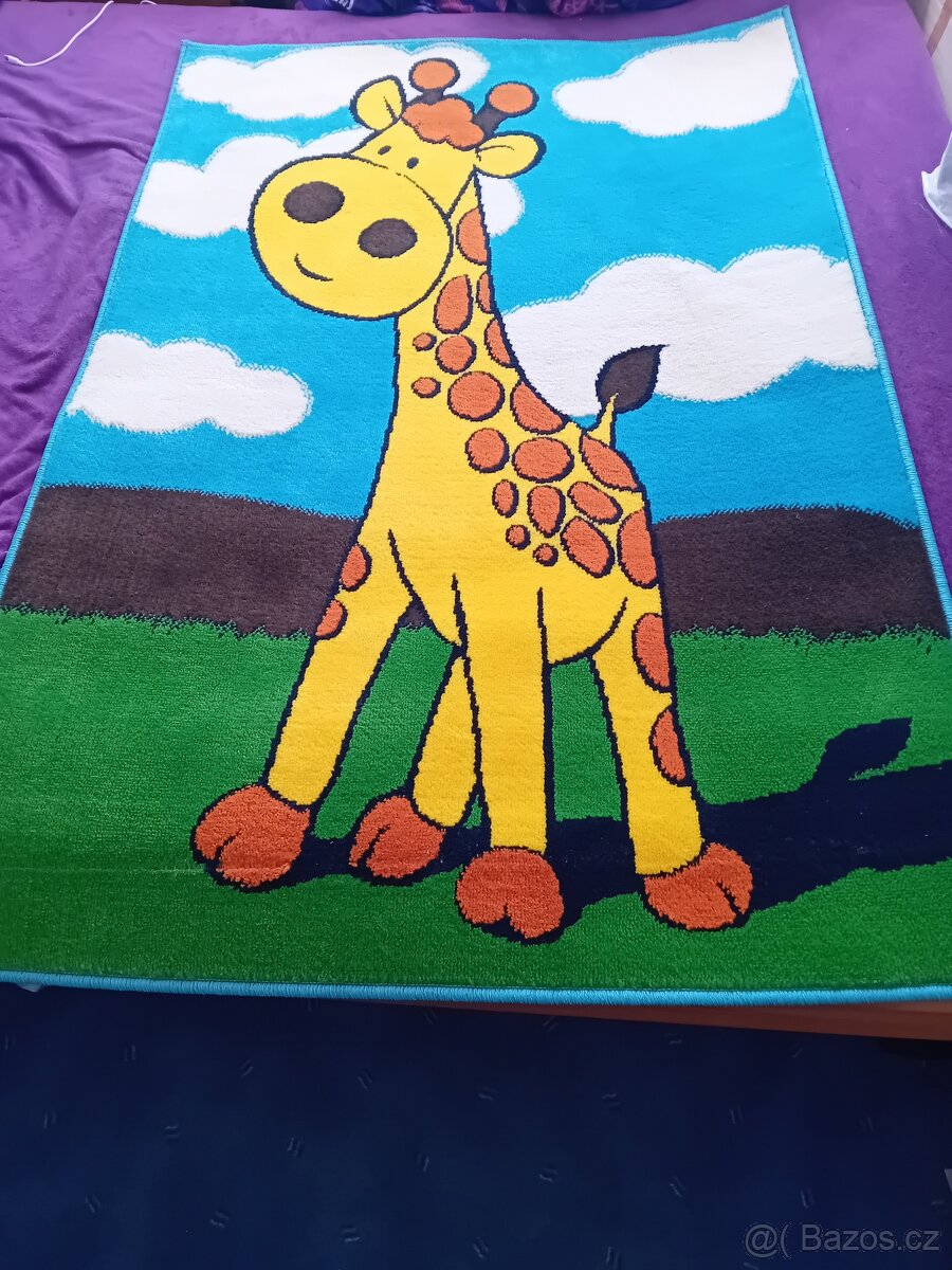 Kusový koberec 100x150cm žirafa
