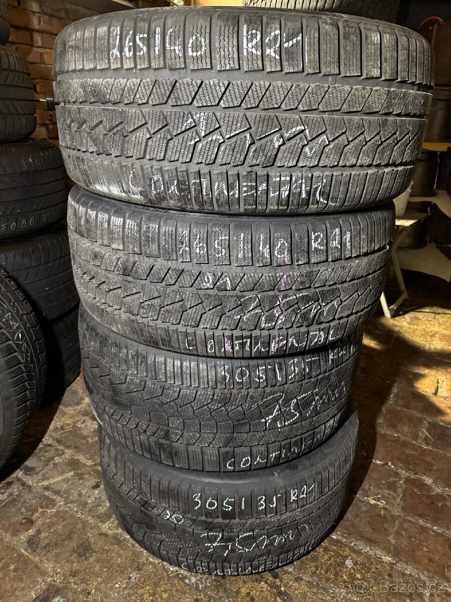 265/40 r21 a 305/35 r21 Continental.