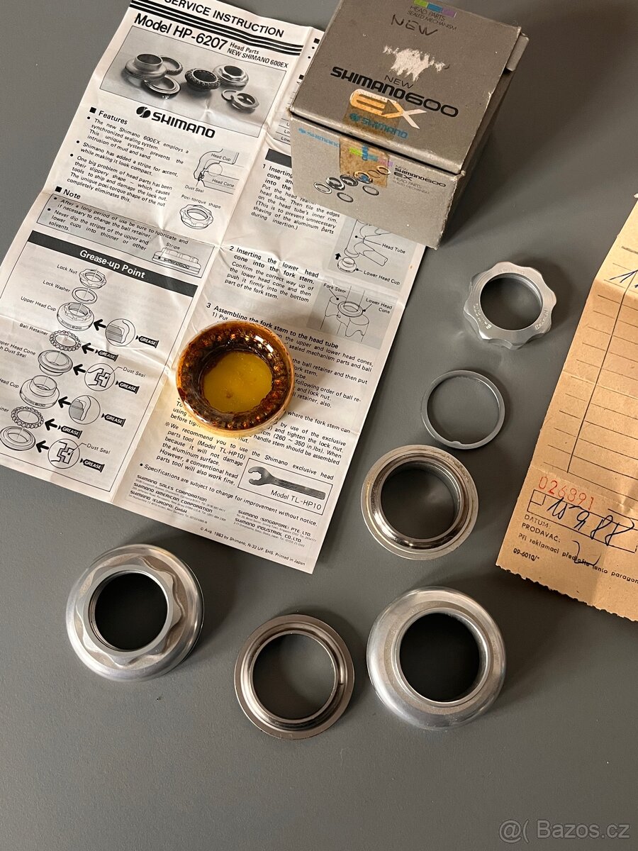 NOS vintage hlavové složení Shimano 600