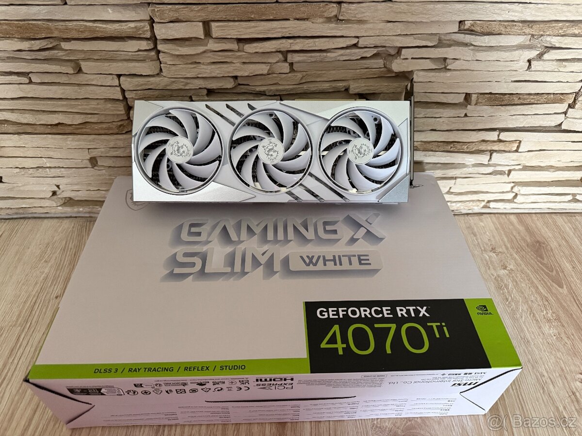 MSI GeForce RTX 4070 Ti GAMING X SLIM WHITE 12G