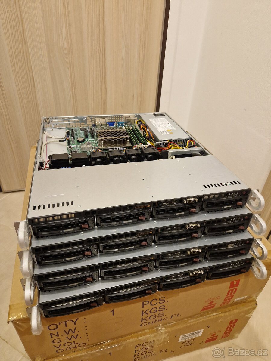 1U Supermicro, 4x 3.5", X9SCL, E3-1230 v2, 32 GB RAM