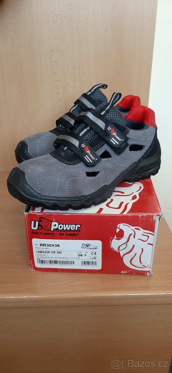 Pracovní boty U-Power LABRADOR S1P SRC vel.38 NOVÉ