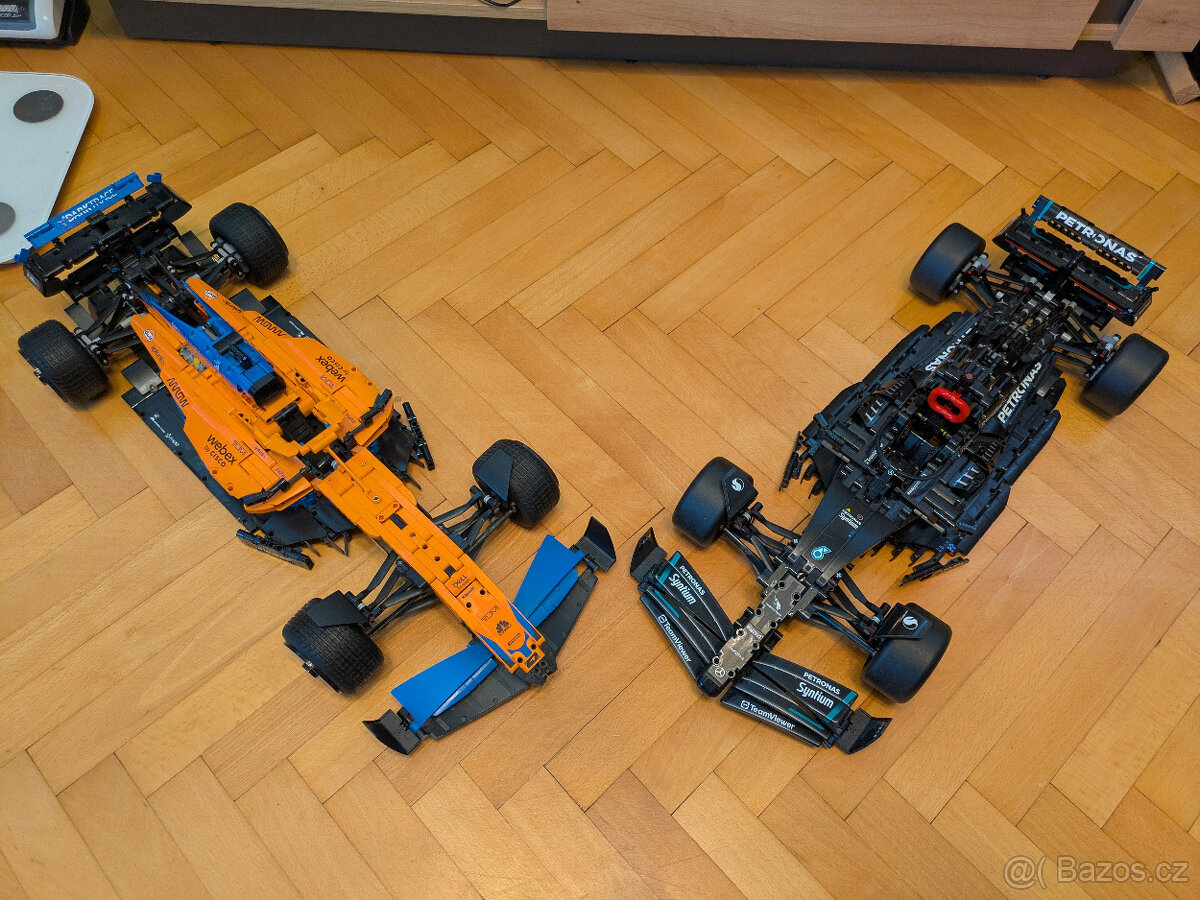 Lego F1 Mercedes a McLaren