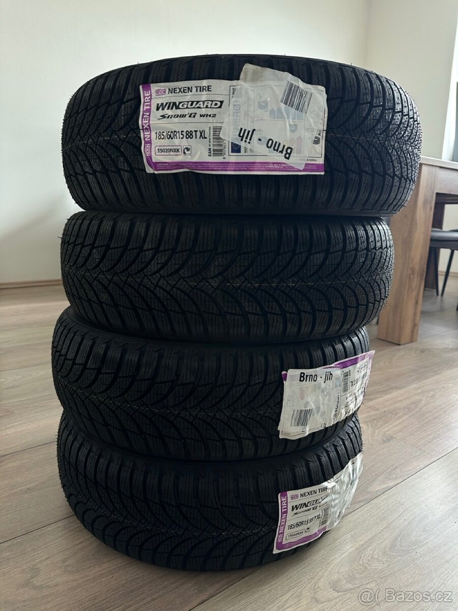 Zimní pneu Nexen Winguard Snow’G WH2 185/60 R15 – nové, 4 ks