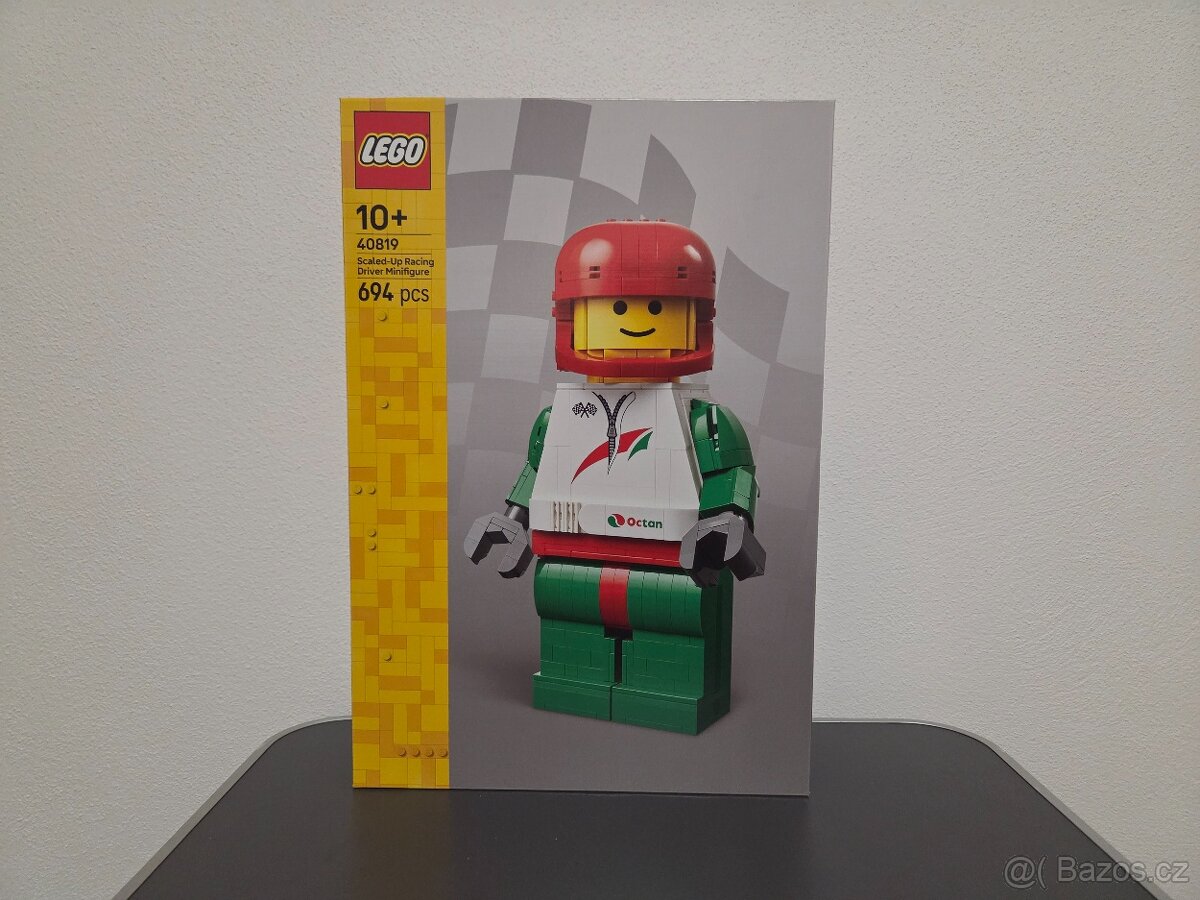 Lego 40819 Zvětšená minifigurka závodního jezdce