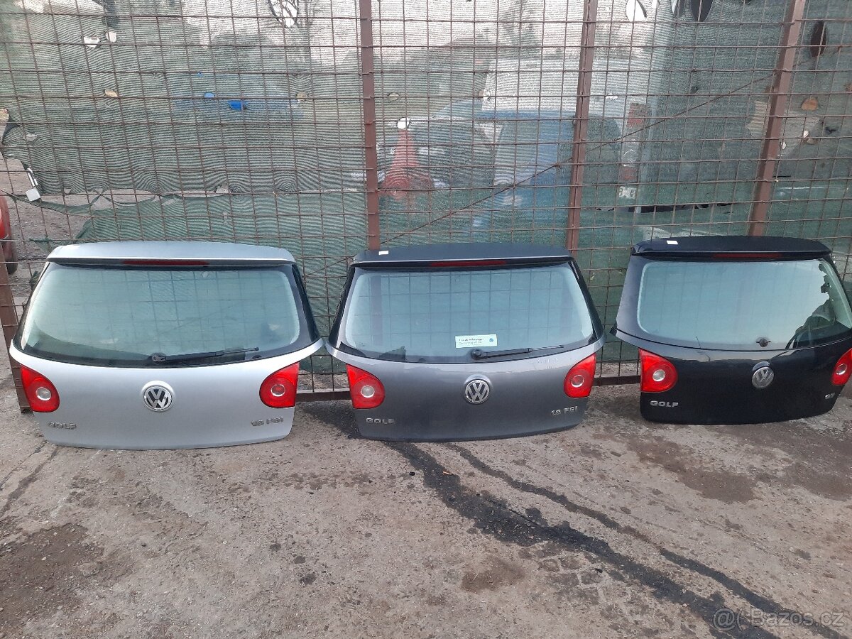 vw golf 5 - zadni viko kufru