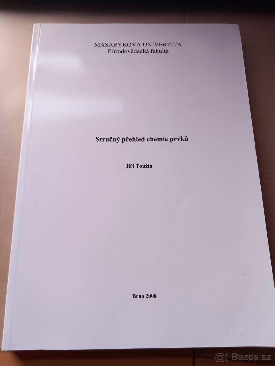 Stručný přehled chemie prvků - Jiří Toužín