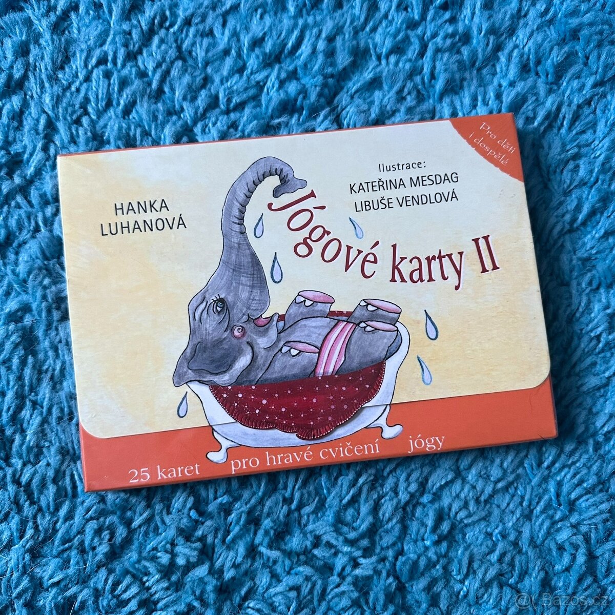 Jógové karty pro děti, 25 karet pro hravé cvičení jógy, NOVÉ