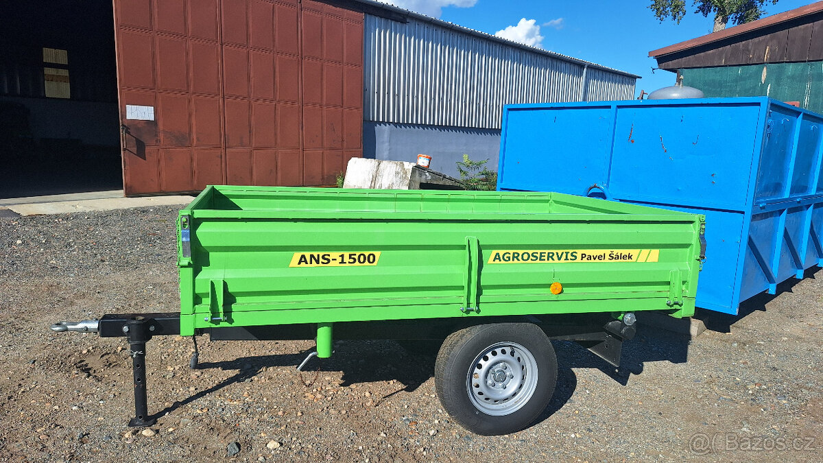 vlek za malotraktor top stav - zánovní