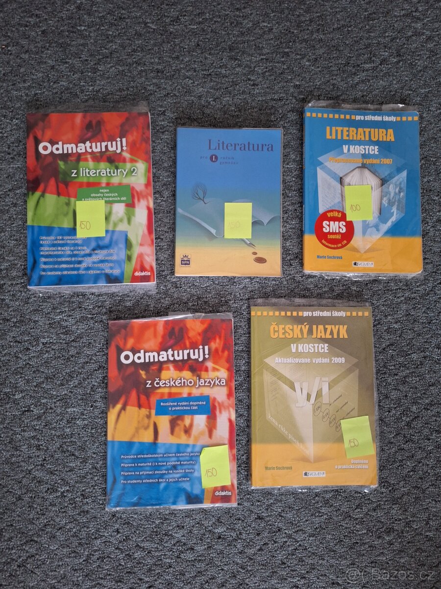Učebnice ČJ a literatury + rozbory