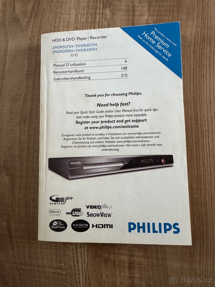 DVD hdm philips