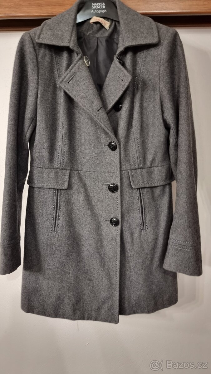 Dámský flaušový kabát vel.M