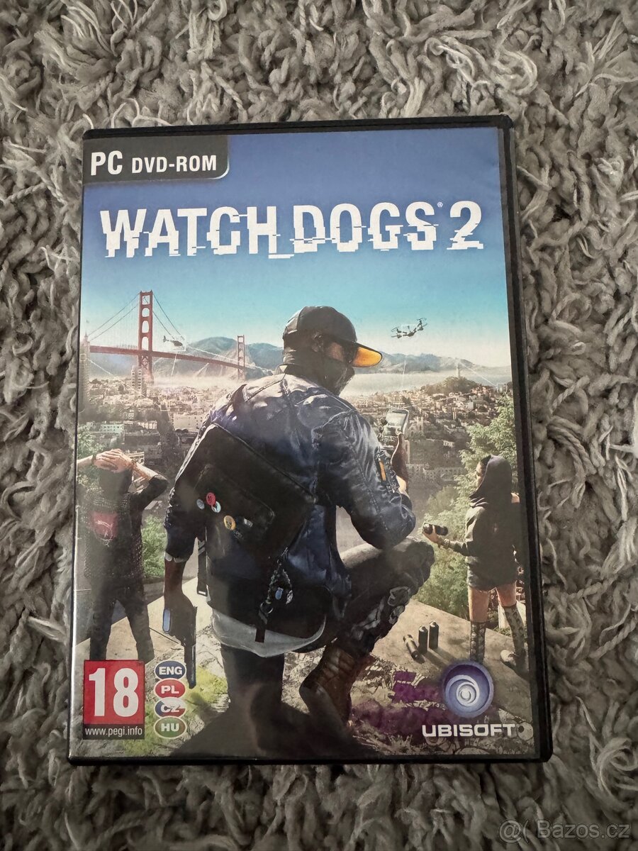 Watch Dogs 2 PC (krabička + DVD), kód použitý