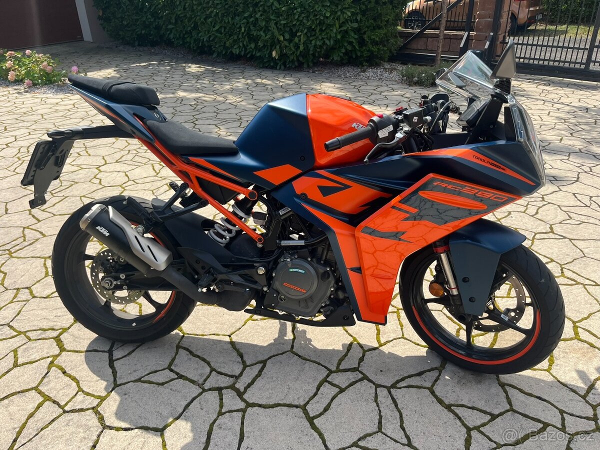 KTM RC 390 (2022) 1. majitel, koupena nová v ČR, odpočet DPH
