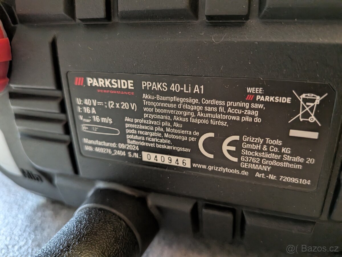 Aku prořezávací pila PPAKS 40-Li B2