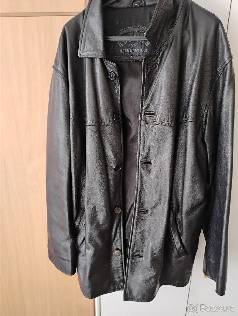 Pánská kvalitní kožená bunda