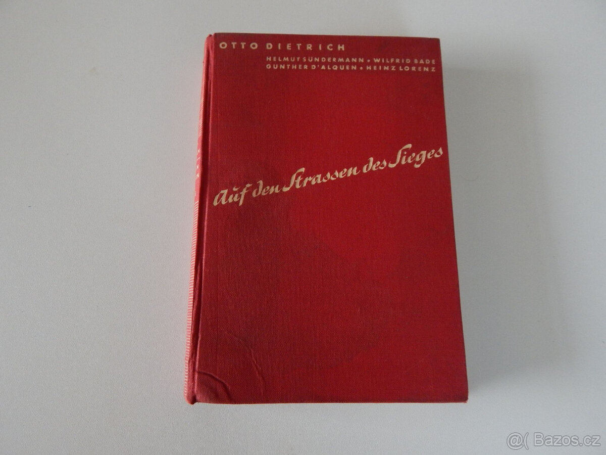Německá kniha Auf Den Strassen Des Sieges