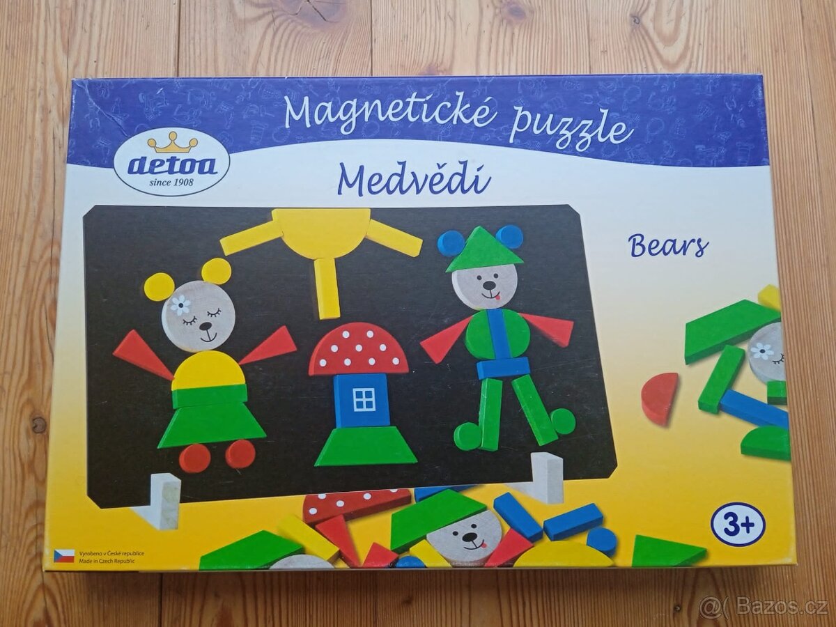 Puzzle magnetické Medvědi