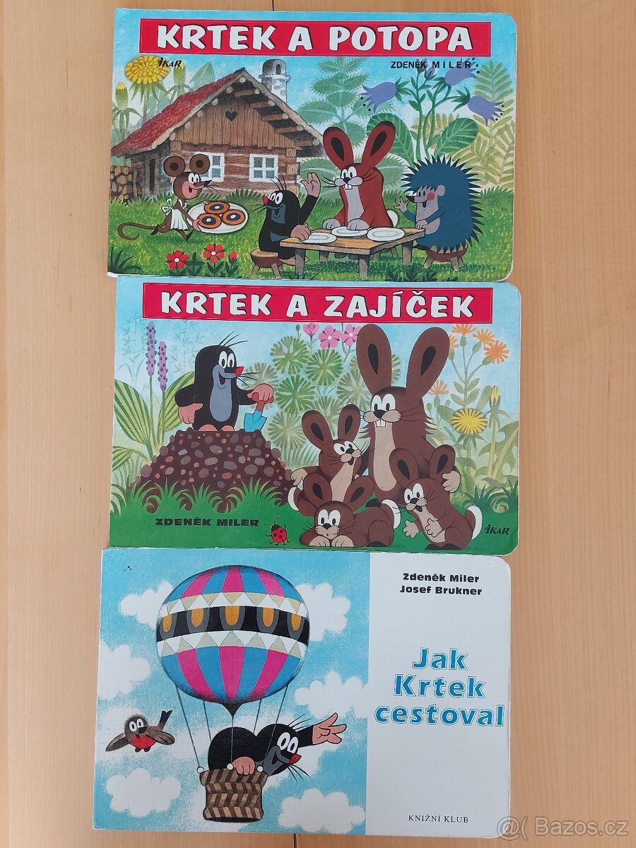 KNÍŽKY S KRTKEM - 3 kusy