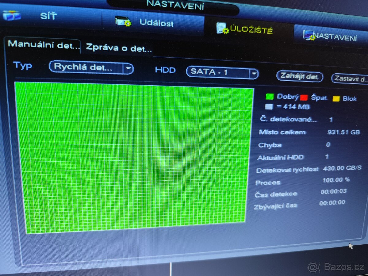 NVR Dahua 4kamery včetně HDD 1TB