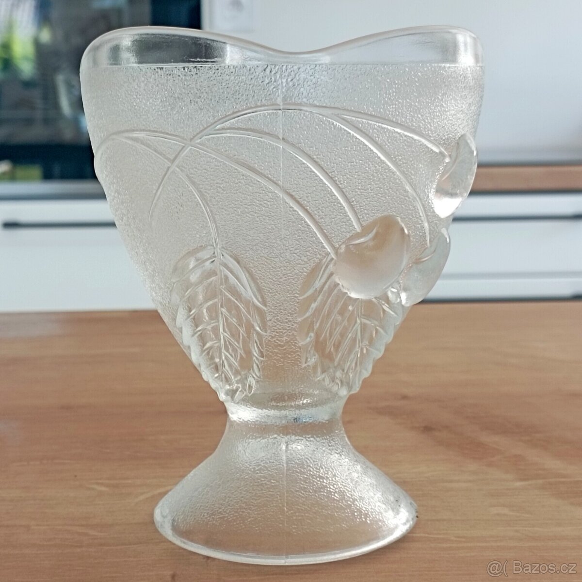 Hrnek na zmrzlinu 330 ml – krásně zdobený, výborný stav