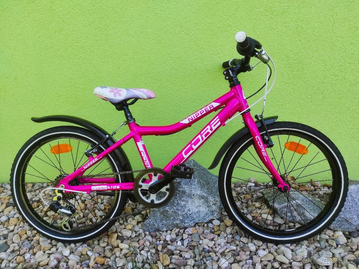 Značkové dětské kolo CORE NIPPER 20" (růžová)