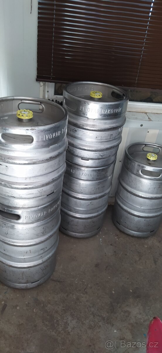 Prodám sudové pivo Bakalář 11% KEG 50l a 30l