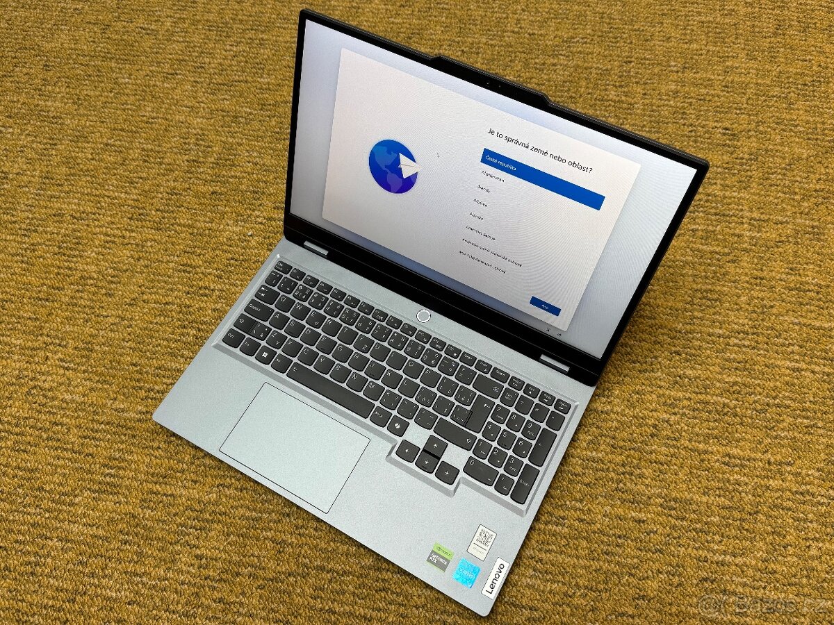Herní notebook Lenovo LOQ 15IAX9 Grey - V záruce, komplet