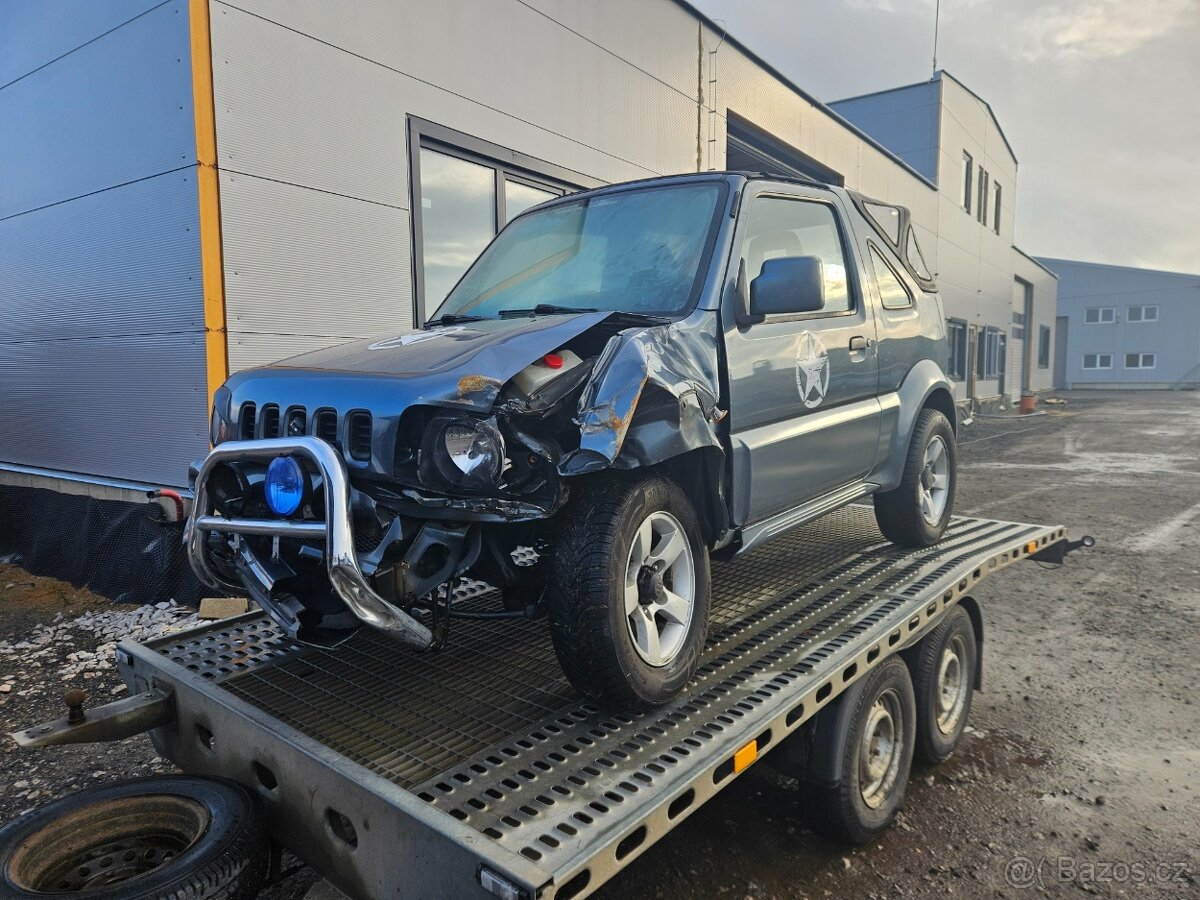 Suzuki Jimny - vůz na náhradní díly, na traktor, trial atd