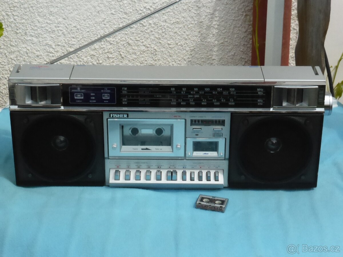 FISHER PH-M77 vzácný sbírkový radiomagnetofon