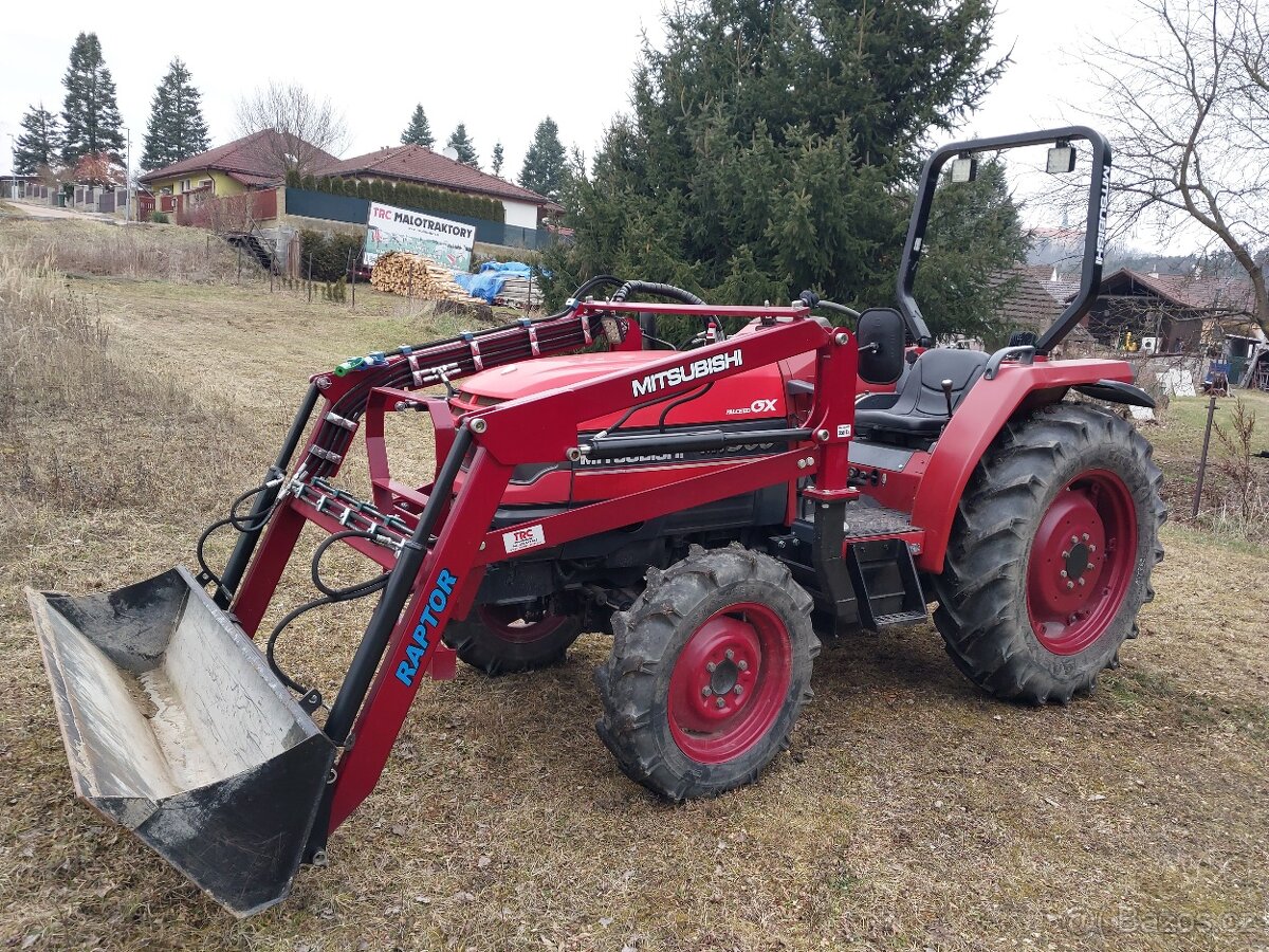 MITSUBISHI MT368, 4x4, 36koní, 4válec, čelní nakladač 550kg