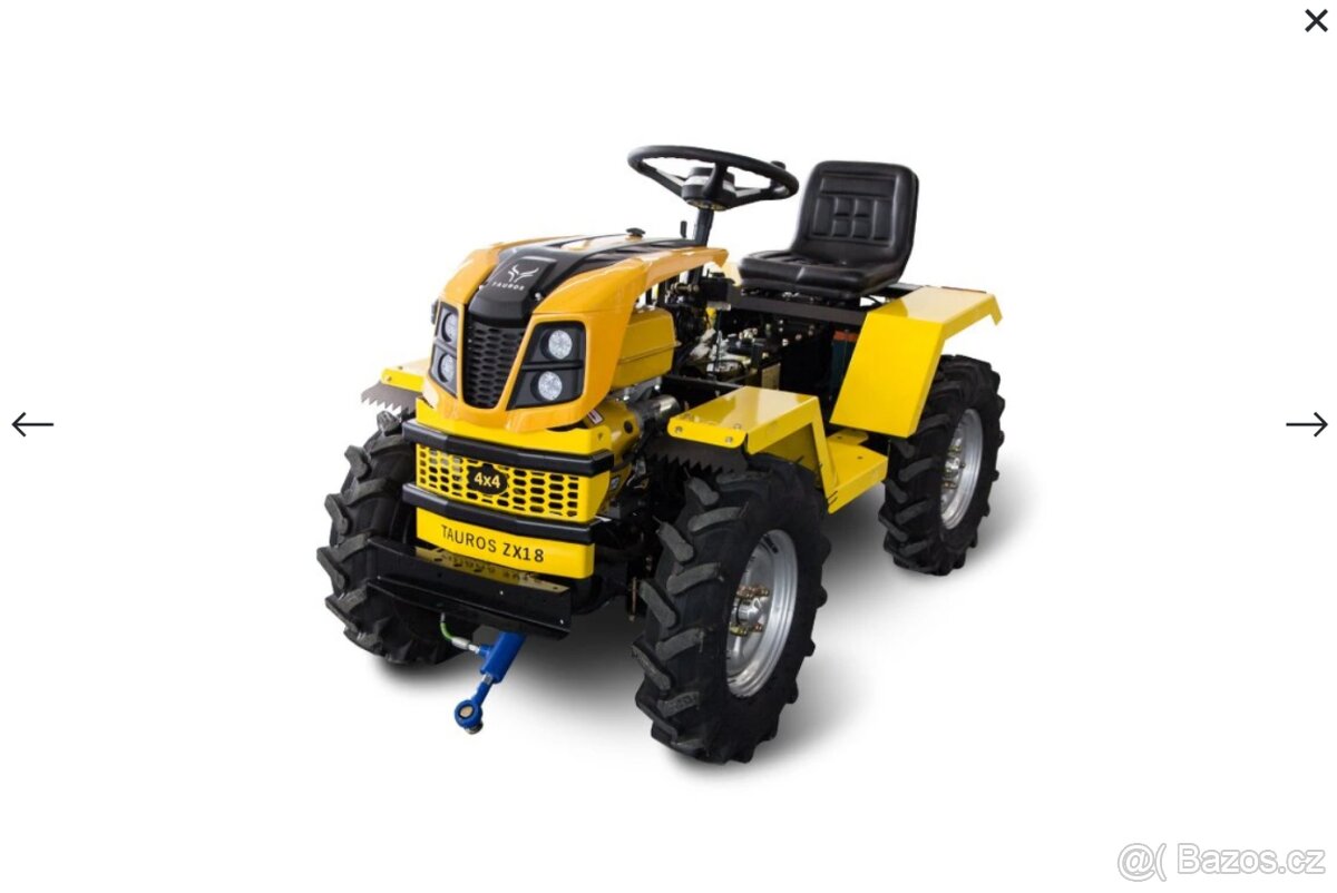 Malotraktor Tauros ZX18 4x4