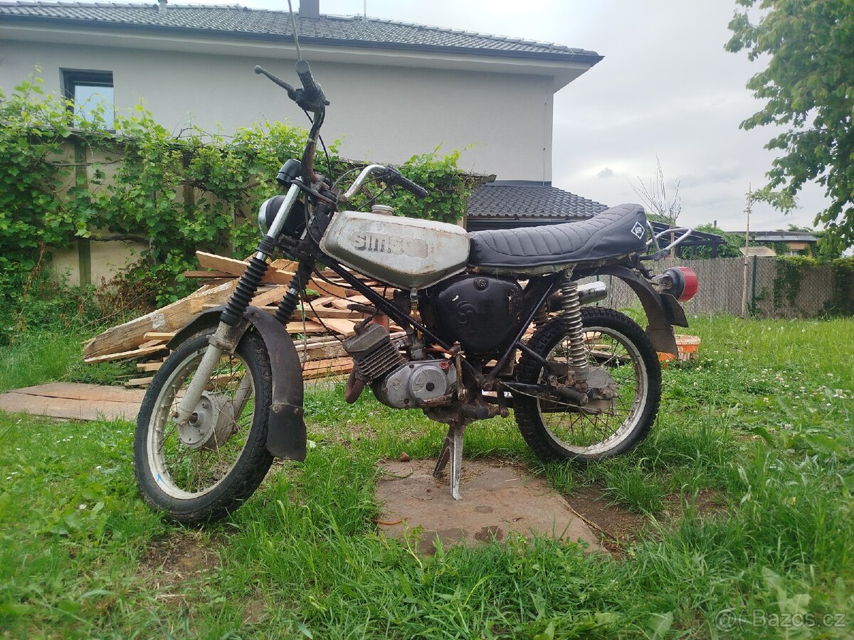 Simson enduro 6V platné doklady a STK čti text