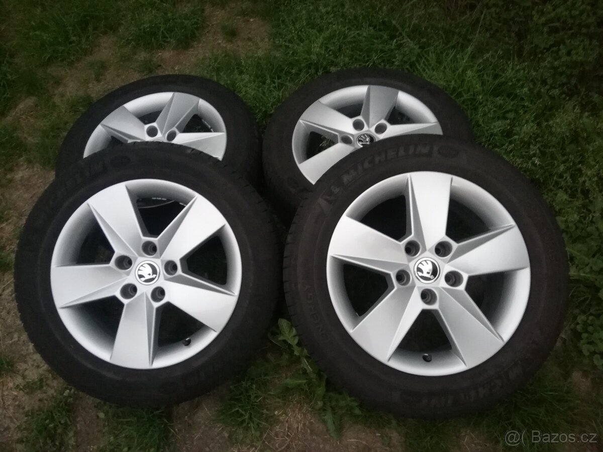 alu Škoda Octavia 3, letní 205/55/16 Michelin