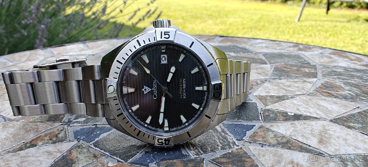 Automatické hodinky Cadisen (Seiko NH35A)