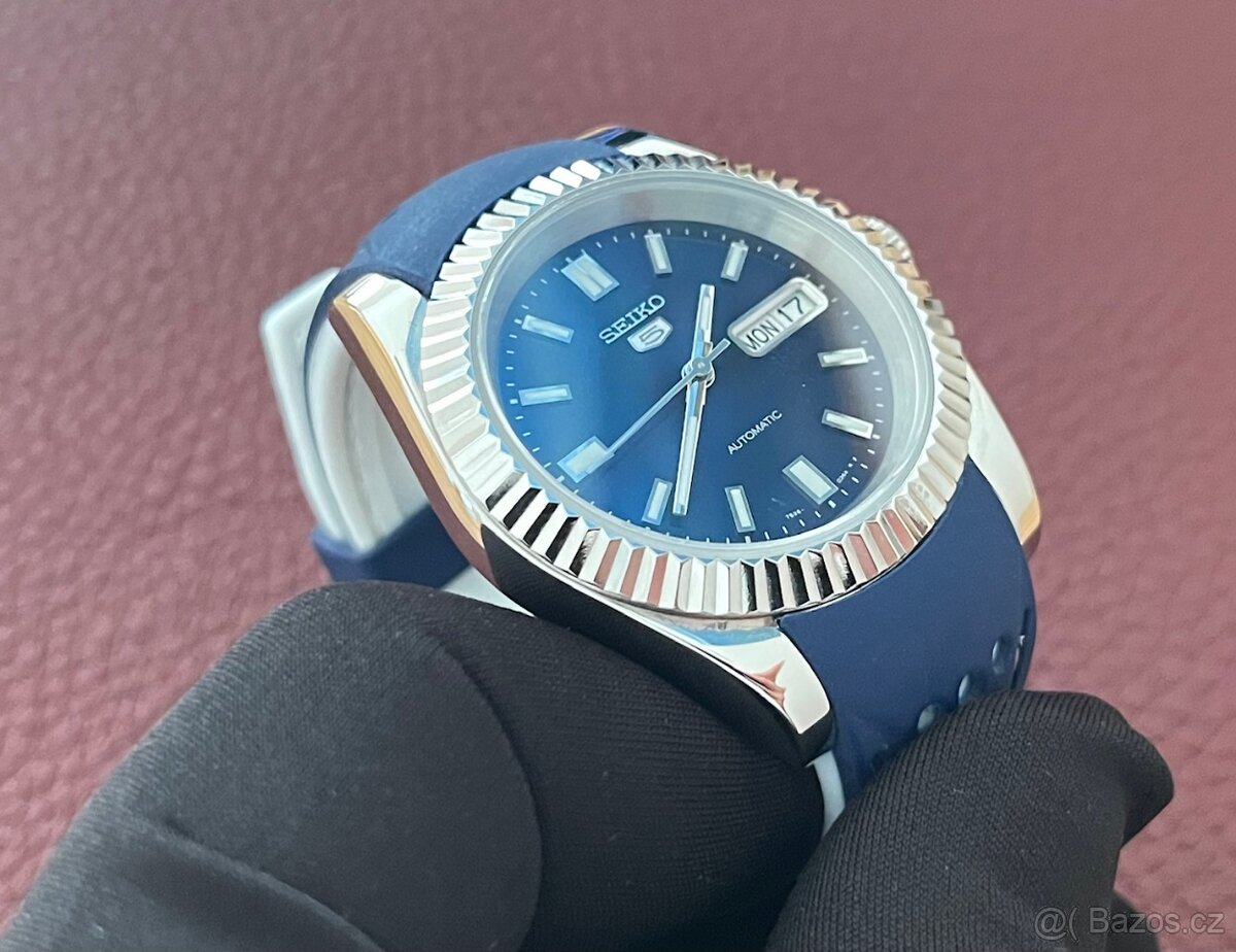 Seiko Datejust Modrý Sunburst