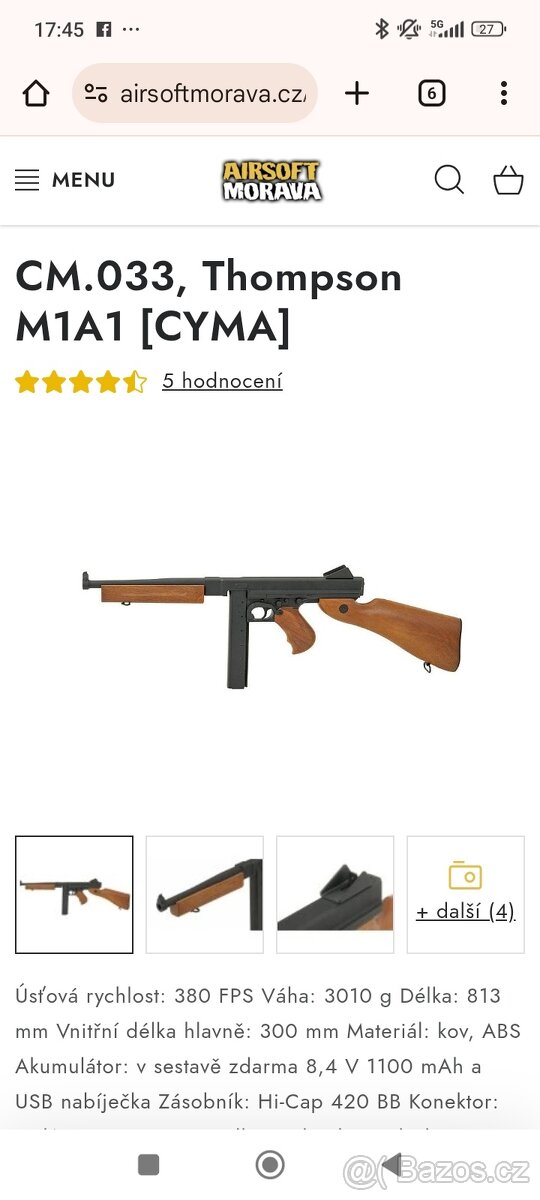 Airsoft thompson