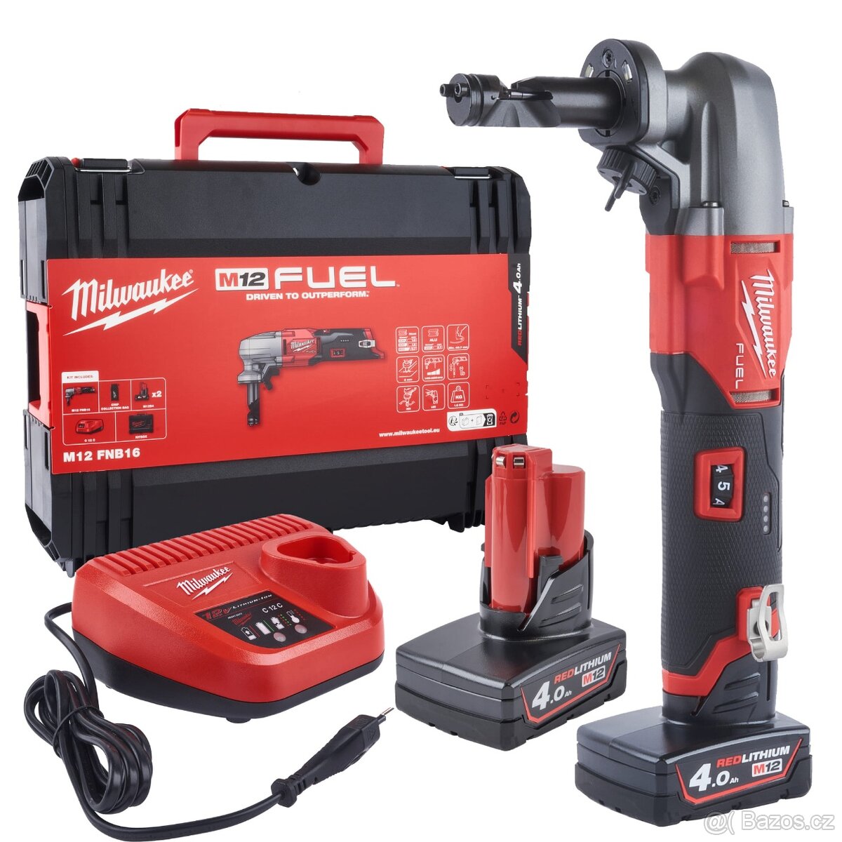 Milwaukee M12 FNB16-402X aku prostřihovač plechu 4933479619