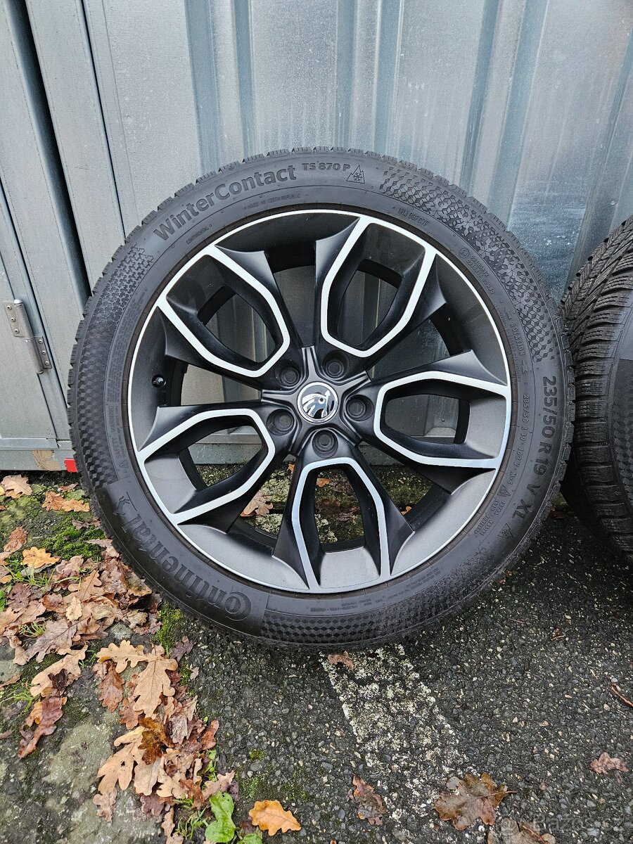 Zimní alu kola Crater 19" Škoda Kodiaq 235/50 R19