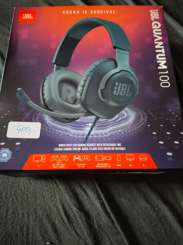 SLuchátka JBL QUANTUM 100