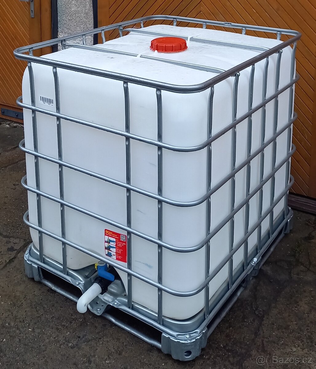 Nádrž 1.000 litrů, I.B.C. BOX,kubíkovka, zásobník,nadrz