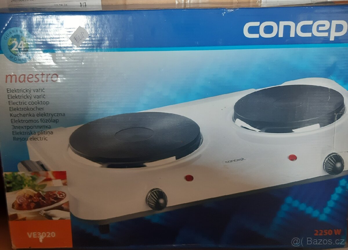 PRODÁM Dvojplotýnkový vařič elektricky