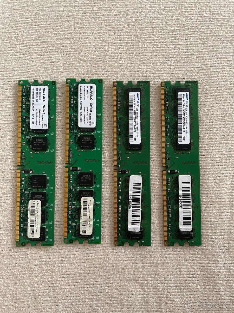 RAM ddr2, 2gb 800MHz 4x