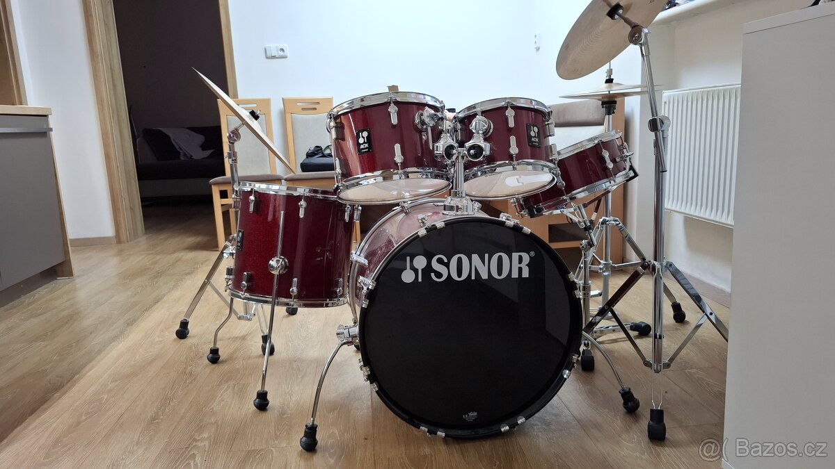 Bicí souprava SONOR AQX Studio – kompletní set – 20 000 Kč