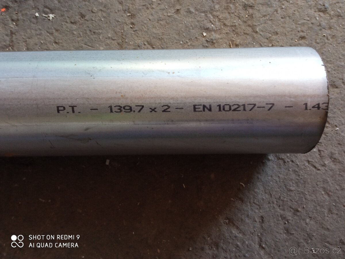 Prodám nerez trubku novou.