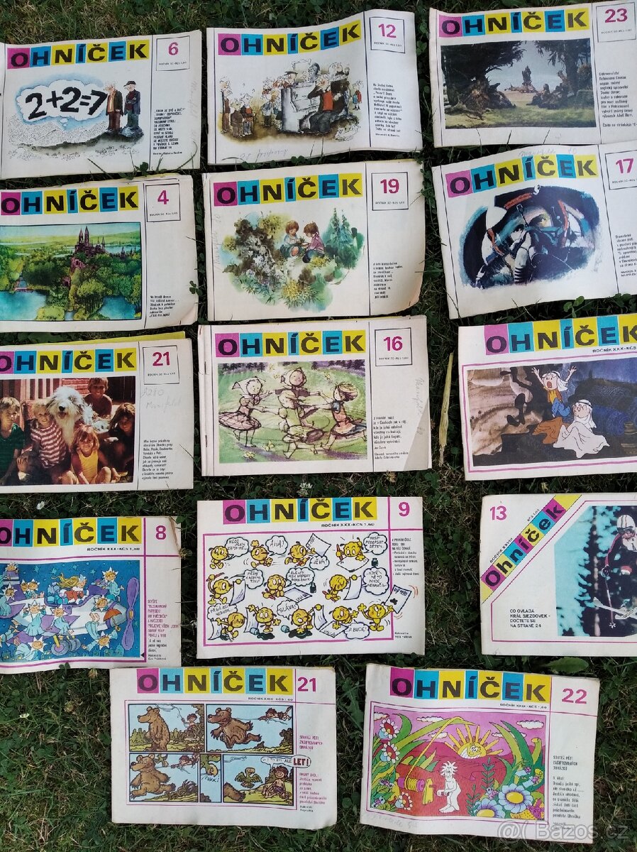 Ohníčky že 70.let, za 50 korun vše