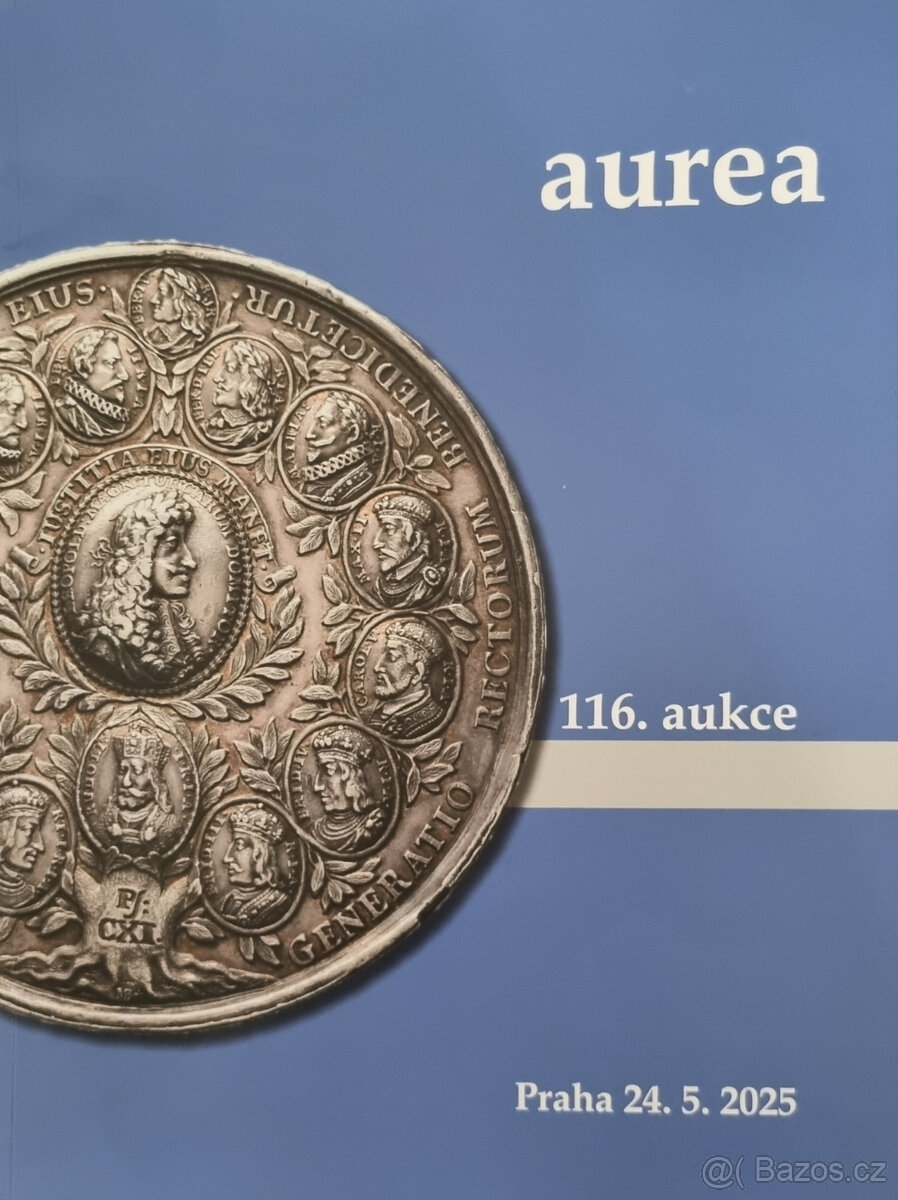 Aurea - 116. aukce - aukční katalog 24.5.2025 - numismatika
