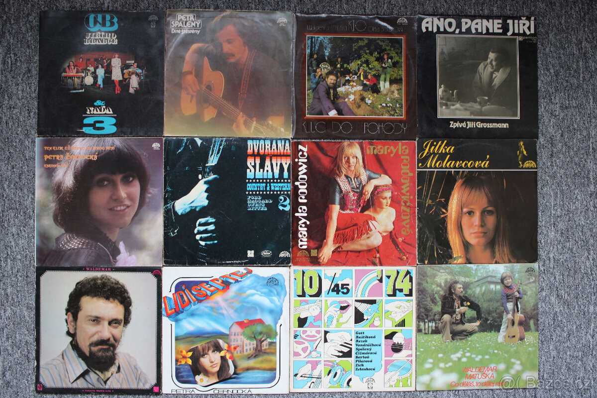LP desky - Matuška, Černocká atd